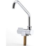 Torneira Giratória Dobrável Bronze Cromado 220X97mm