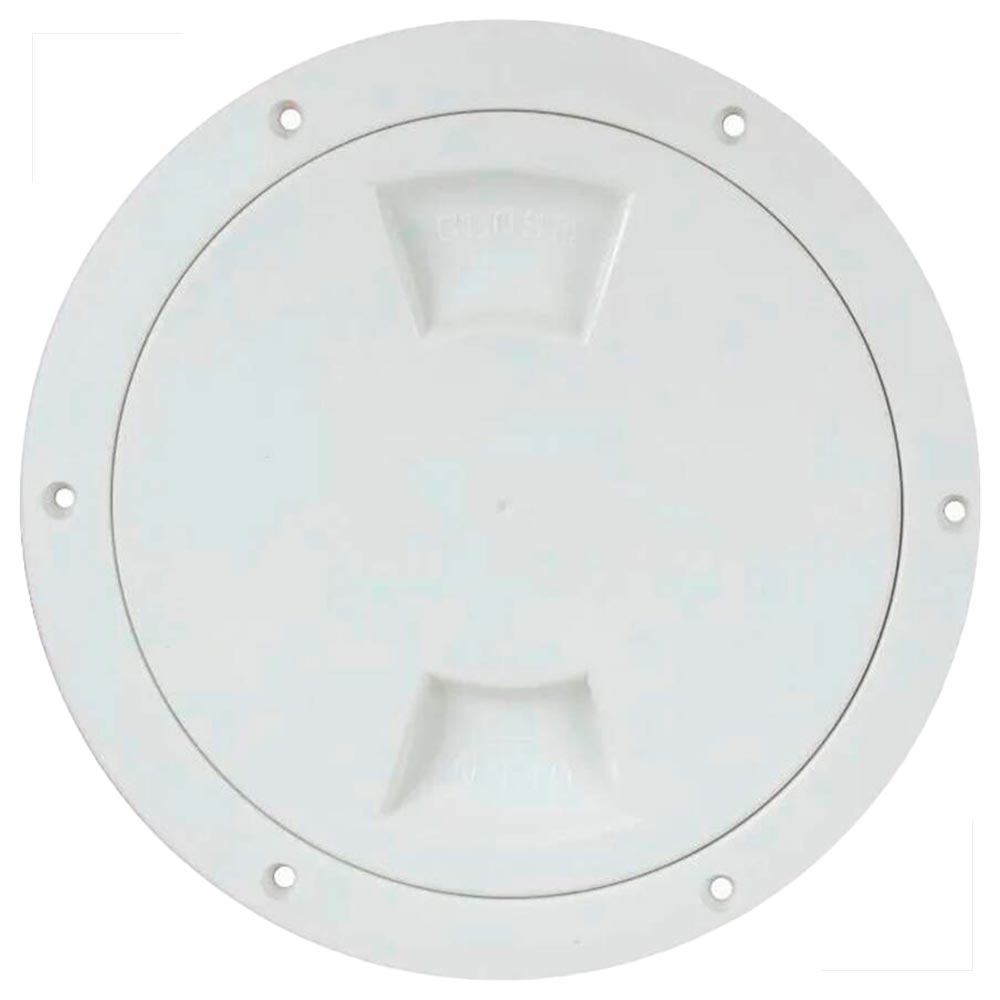 6fcdfaa2953e92d9e0084e73b3f1025f.jpg Tampa de Inspeção de 6 Polegadas em Plástico Branco - Imagem 1