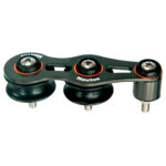 Passador Nautos 91212N 60mm Duplo Roldanas Nylon