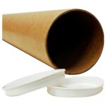 Tubo Postal de Papelão 100x6 cm com Tampa