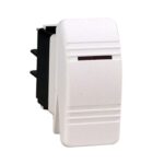 Botão Náutico On Off Marinizado Branco Com LED