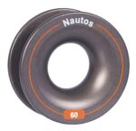 Roldana Nautos 95011 60mm Amarrar Alumínio Anodizado