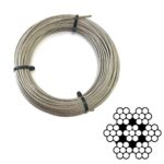 Cabo De Aço Adriça 3mm 7X7 Aa Inox 316 Por Metro