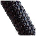 Cabo Náutico Trançado 10mm Preto Atracação Por Metro - Imagem 2