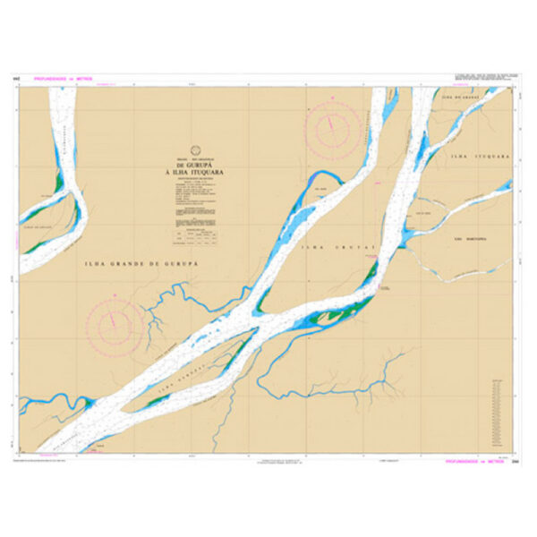 Carta Náutica 244 Marinha de Curupá à Ilha Ituquara - Imagem 2