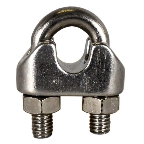 Clip Inox Para Cabo De Aço de 2 e 3mm - Imagem 2