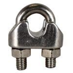 Clip Inox Para Cabo De Aço de 2 e 3mm - Imagem 3