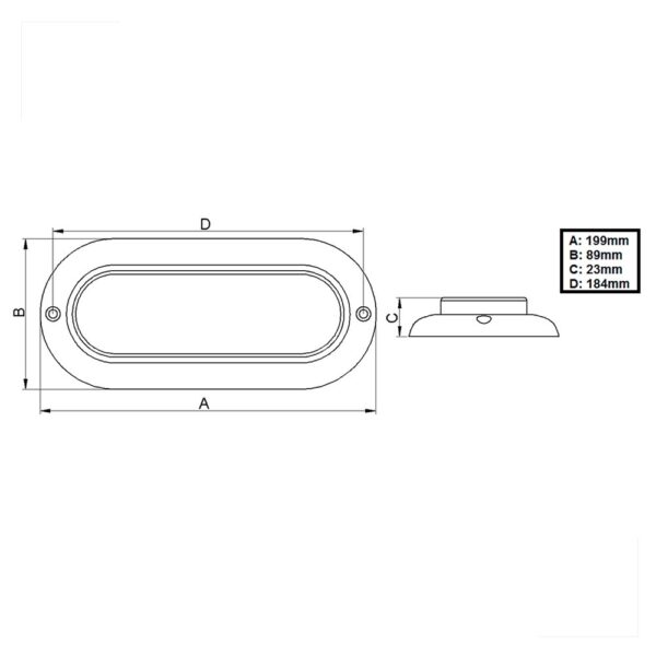 Lanterna de Carreta Submersível Transparente Arieltek - Imagem 3