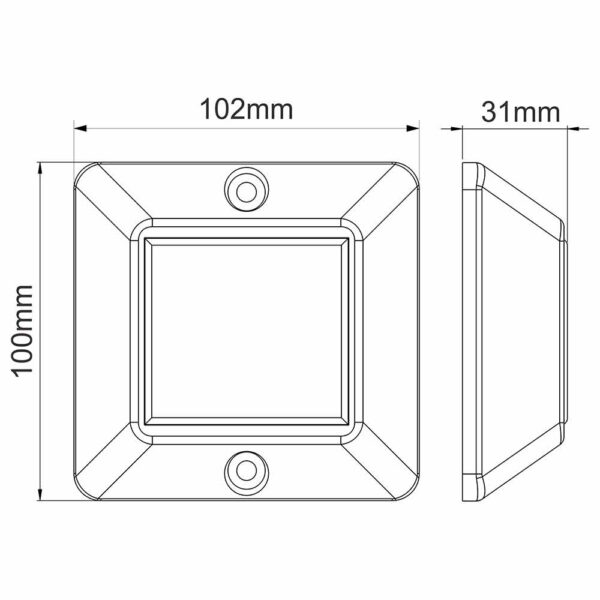 Luz de Pier LED Arieltek com Recarregamento Solar Branco - Imagem 2