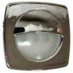 Luz Cortesia Náutica Cromada Led Azul 12V Arietek - Imagem 2