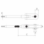 Terminal Fêmea Nautos 93022 Prensável para Cabo de 3 mm - Imagem 2