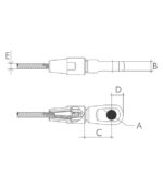 Terminal Macho Nautos 93053 Rápido para Cabo de 6 mm - Imagem 3