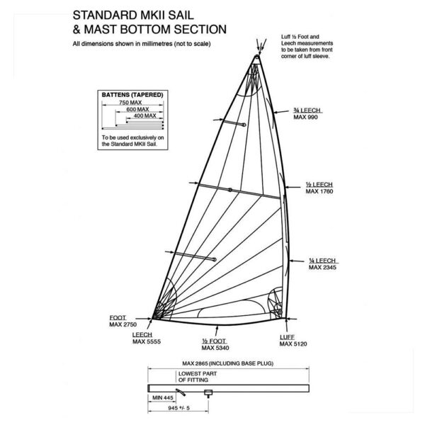 Vela Laser Standard Oficial MK2 - Imagem 2