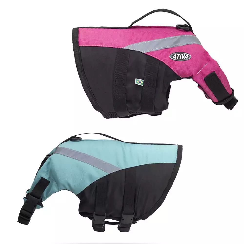 a12147c5d7781d7bf39eb5fb5de229de.jpg Colete Salva Vidas Ativa Pet Aventura Tam PP até 6kg - Imagem 1