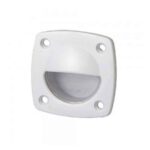 Puxador Náutico Branco Plástico 57X57mm