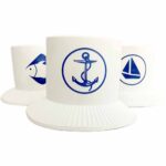 Porta Copos com Ventosa Trem Italy Plástico Branco com Estampa