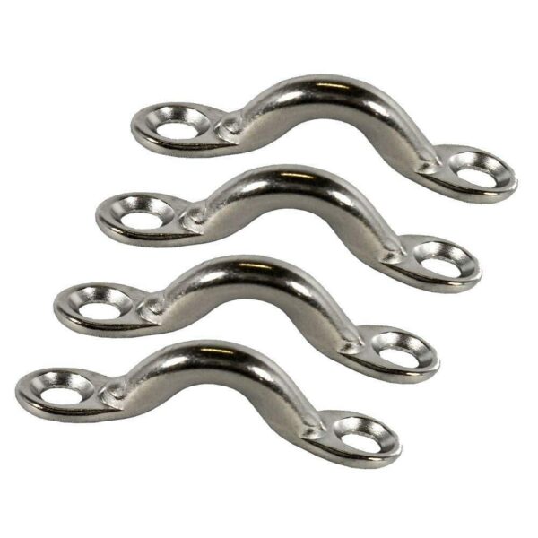 Alça Inox Para Fixação De Capotas Kit 4 Peças - Imagem 3