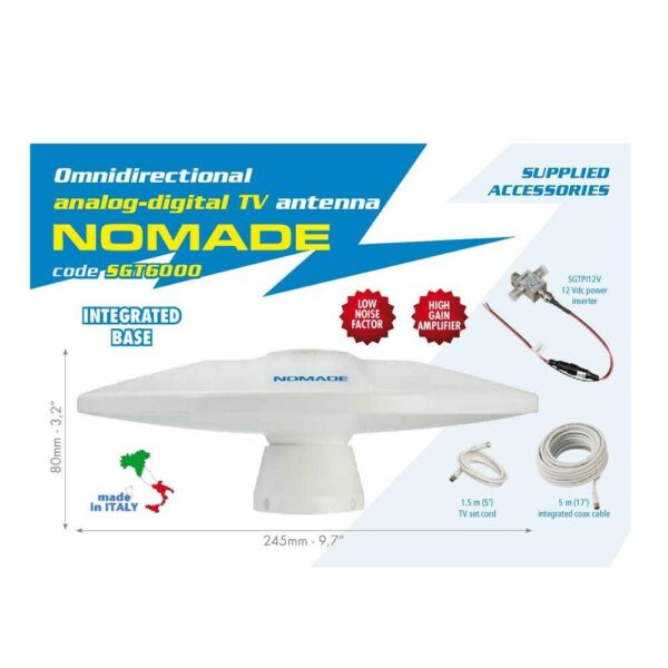 Antena De TV Digital Nautica Supergain Nomade 24,5 Db - Imagem 4