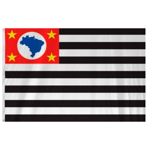 Bandeira Do Estado De São Paulo 22X33cm - Imagem 3