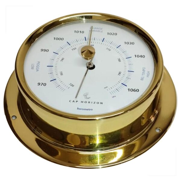 Barômetro Náutico em Latão Polido 110mm - Imagem 3