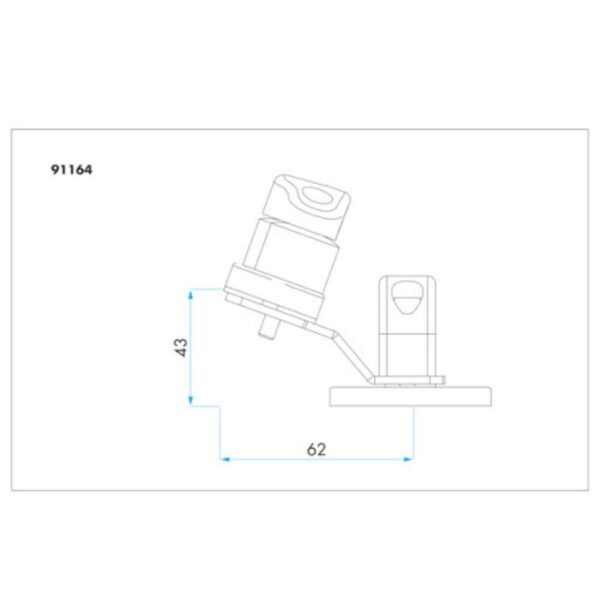 Base Pivotante Nautos 91164 Com Mordedor Pequeno - Imagem 3