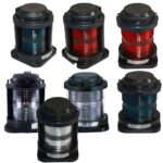 Kit 7 Luzes Navegação Homologada Barcos De 12A50M 12V