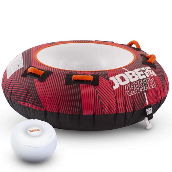 Boia Náutica Cruscher 1 Pessoa Jobe Rebocável Lancha Jet Vermelha - Imagem 2