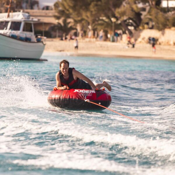 Boia Náutica Cruscher 1 Pessoa Jobe Rebocável Lancha Jet Vermelha - Imagem 4