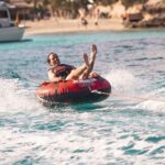 Boia Náutica Cruscher 1 Pessoa Jobe Rebocável Lancha Jet Vermelha - Imagem 5