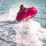 Boia Náutica Rumble Hot Pink 1 Pessoa Jobe Rebocável Lancha Jet - Imagem 4