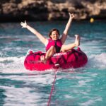 Boia Náutica Rumble Hot Pink 1 Pessoa Jobe Rebocável Lancha Jet - Imagem 5