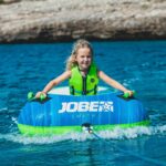 Boia Náutica Swath 1 Pessoa Jobe Rebocável Lancha Jet Verde Azul - Imagem 7