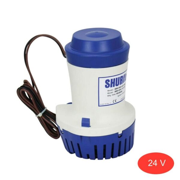 Bomba De Porão Shurflo 2000 GPH 24V - Imagem 3