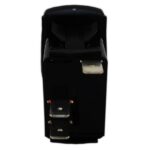 Botão Náutico Limpador Parabrisa Marinizado Preto Com LED Branco 12V/24V 3 Pinos - Imagem 4