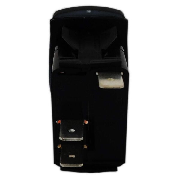 Botão Náutico Limpador Parabrisa Marinizado Preto Com LED Branco 12V/24V 3 Pinos - Imagem 4