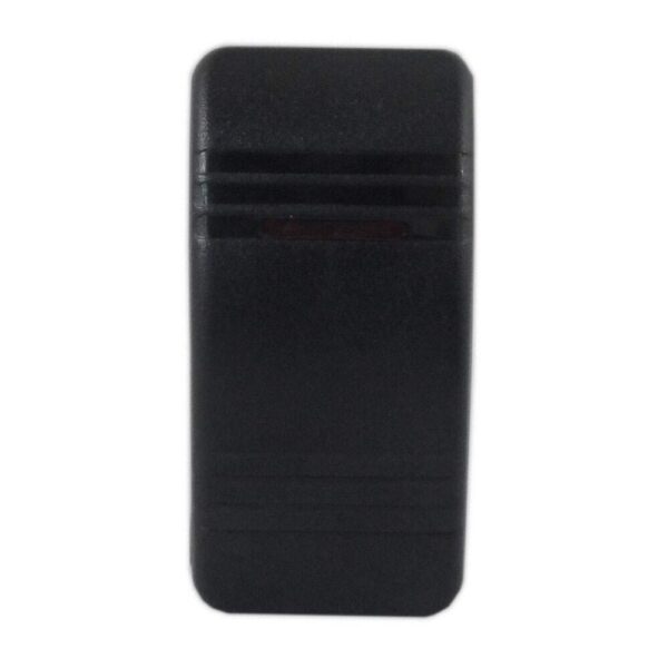 Botão Náutico Momentâneo Marinizado Preto Com LED Vermelho 12V/24V 3 Pinos - Imagem 2