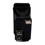 Botão Náutico Momentâneo Marinizado Preto Com LED Vermelho 12V/24V 3 Pinos - Imagem 3