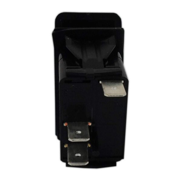 Botão Náutico Momentâneo Marinizado Preto Com LED Vermelho 12V/24V 3 Pinos - Imagem 3