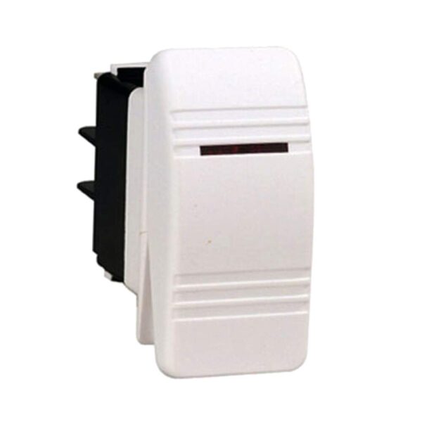 Botão Náutico On Off Marinizado Branco Com LED - Imagem 2