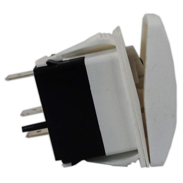 Botão Náutico On Off Marinizado Branco LED Azul 12V/24V 3 Pinos - Imagem 5