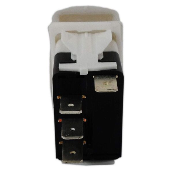 Botão Náutico On Off Marinizado Branco LED Azul 12V/24V 4 Pinos - Imagem 3