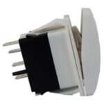 Botão Náutico On Off Marinizado Branco LED Azul 12V/24V 4 Pinos - Imagem 5