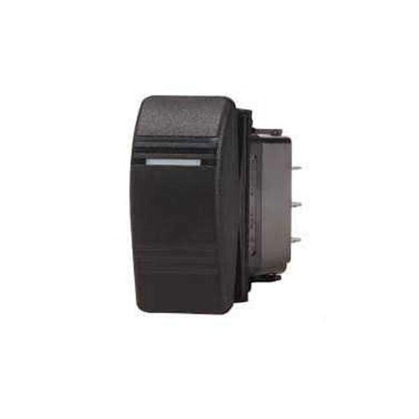 Botão Náutico On Off Marinizado Preto LED Branco 12V/24V 3 Pinos - Imagem 4