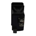 Botão Náutico On Off Marinizado Preto LED Vermelho 12V/24V 3 Pinos - Imagem 3