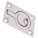 Puxador Náutico Retangular 63x44 mm Inox