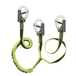 Cinta Para Linha De Vida Duplo 3 Mosquetões Elástico