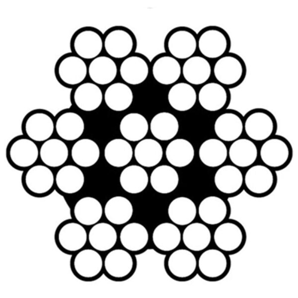 Cabo De Aço Adriça 3mm 7X7 Aa Inox 316 Por Metro - Imagem 5