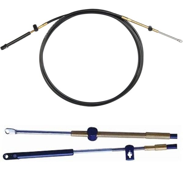 Cabo De Comando 18 Pés Mercury Mariner Teleflex Quicksilver - Imagem 3