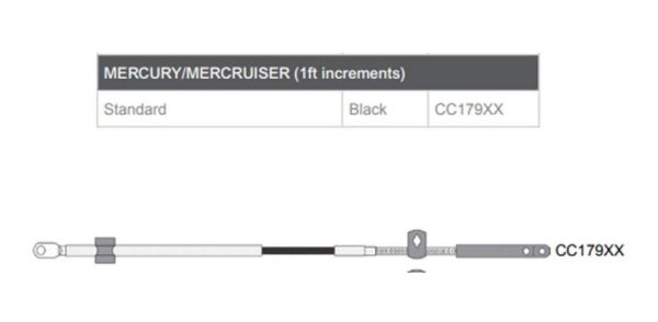 Cabo De Comando 20 Pés Mercury Mariner Teleflex Quicksilver - Imagem 4