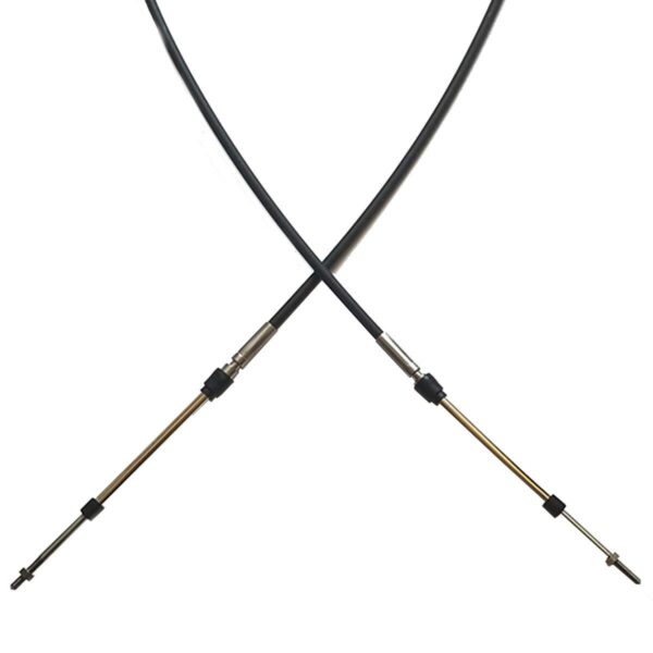 Cabo de comando Náutico Universal 33c 20 pés Yamaha Yanmar Volvo Mwm - Imagem 3